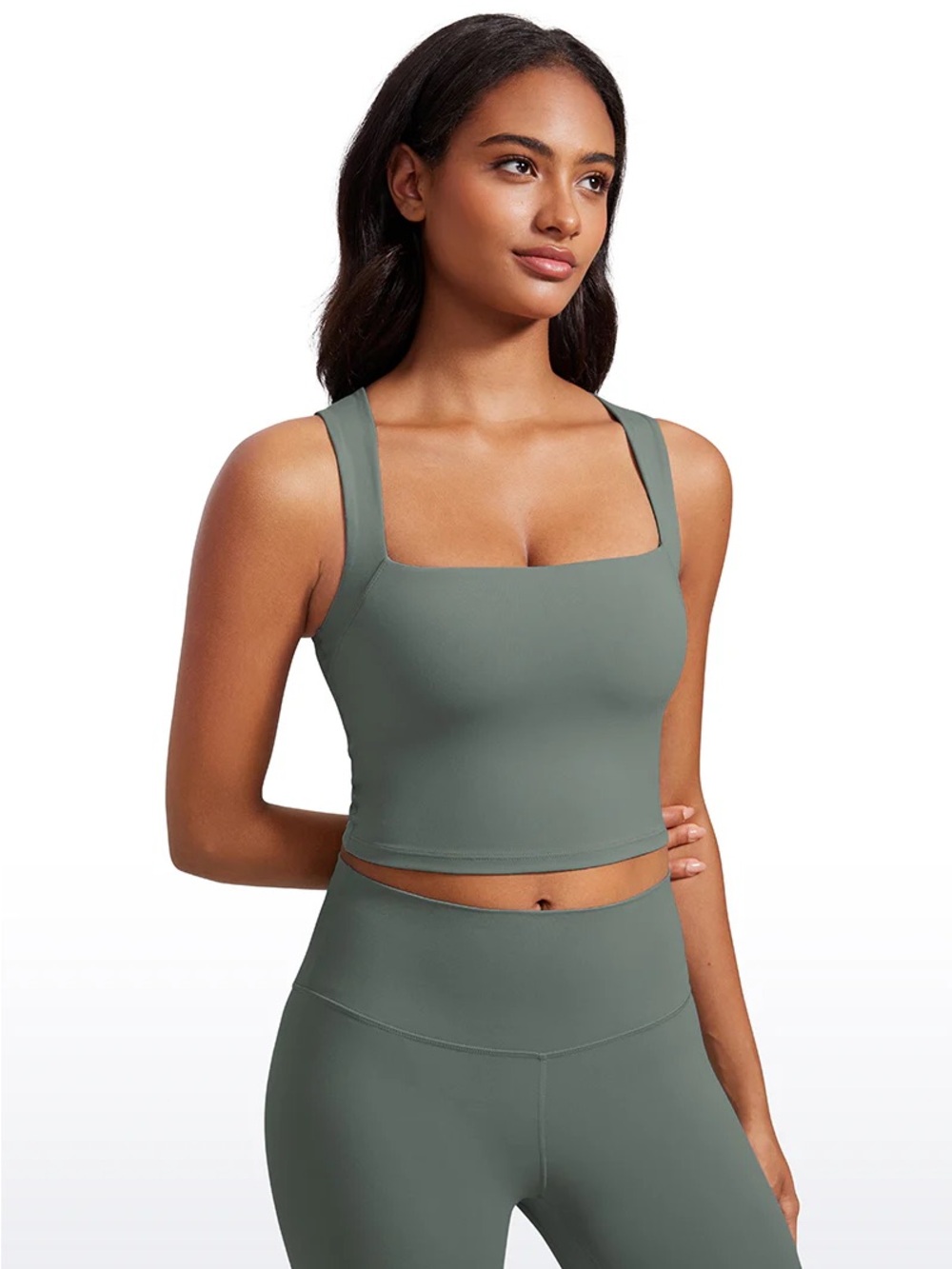 Butterluxe Built in Bra Longline Tank